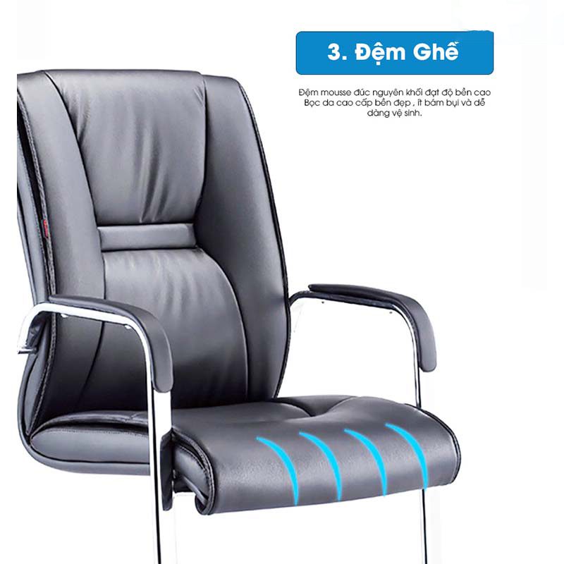 Ghế chân quỳ da cao cấp KQ37067 Ghế chân quỳ da cao cấp KQ37067 - Ảnh 6