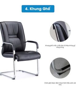 Ghế chân quỳ da cao cấp KQ37067 Ghế chân quỳ da cao cấp KQ37067 - Ảnh 7