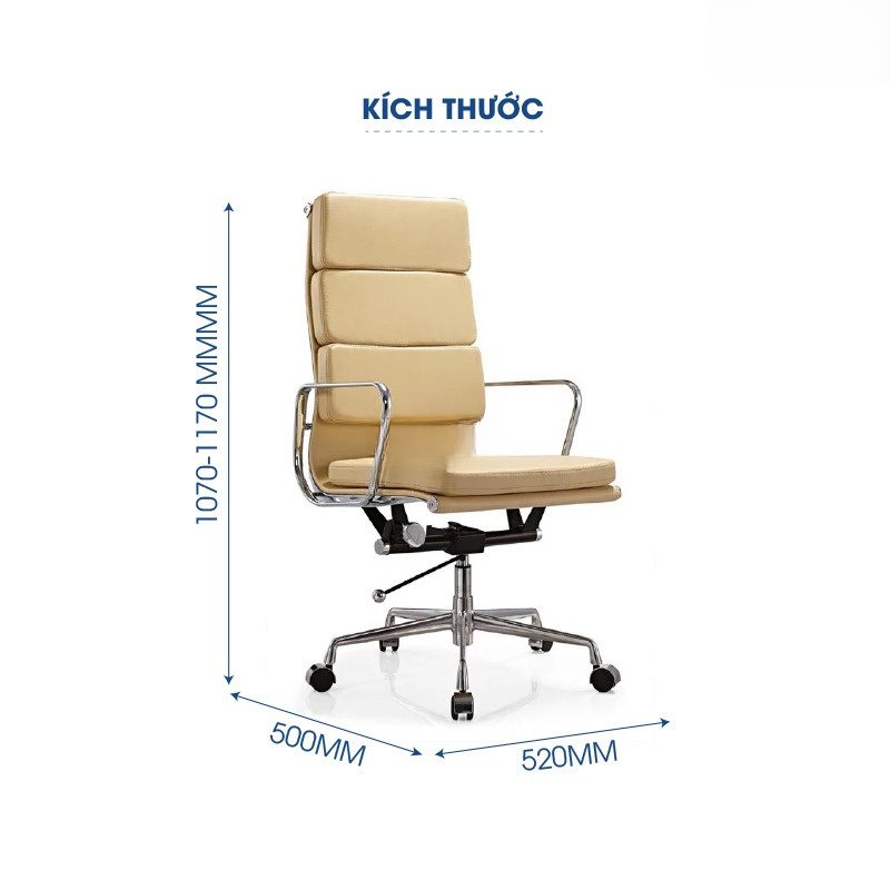 Ghế xoay da cao cấp ANETO LO37113 - Ảnh 4