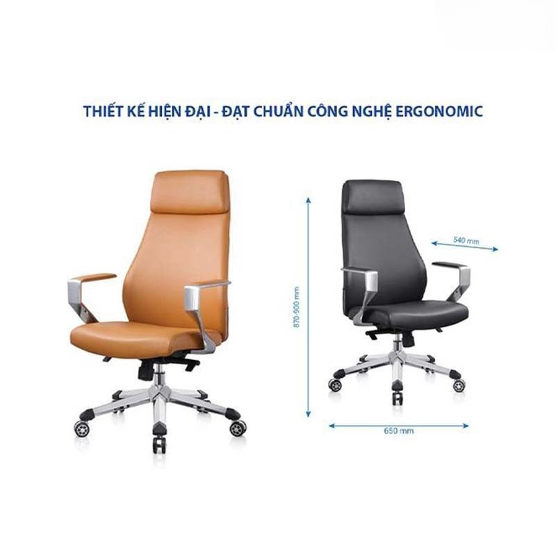 Ghế Văn Phòng Xoay Da Cao Cấp LO37156 - Ảnh 2
