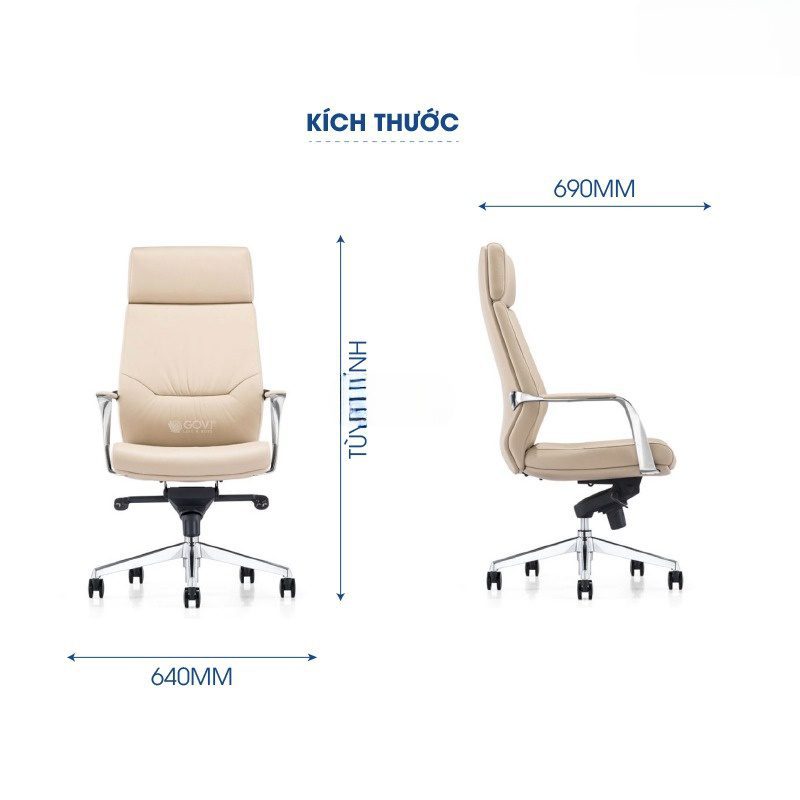 Ghế lãnh đạo da cao cấp LO37225 - Ảnh 5
