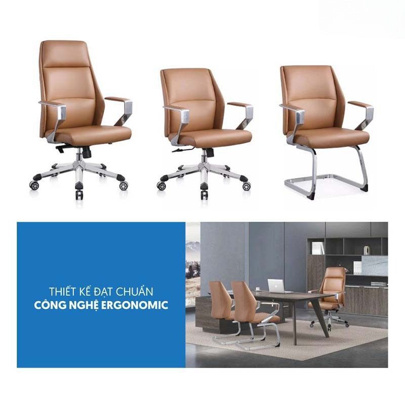 Ghế da văn phòng cao cấp ANETO LO37185 - Ảnh 3
