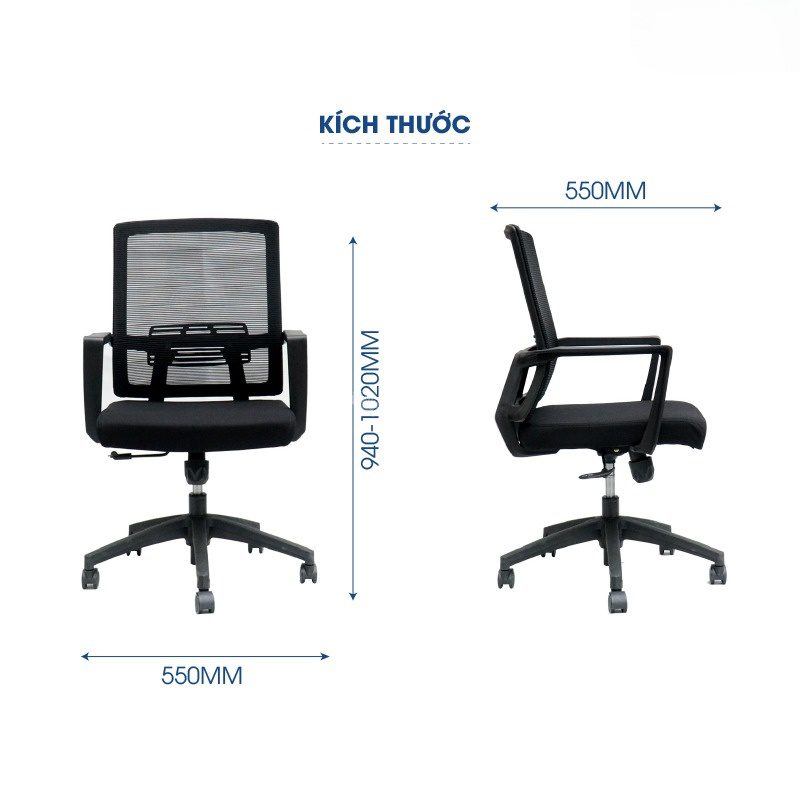 Ghế xoay văn phòng cao cấp MO37781 - Ảnh 6