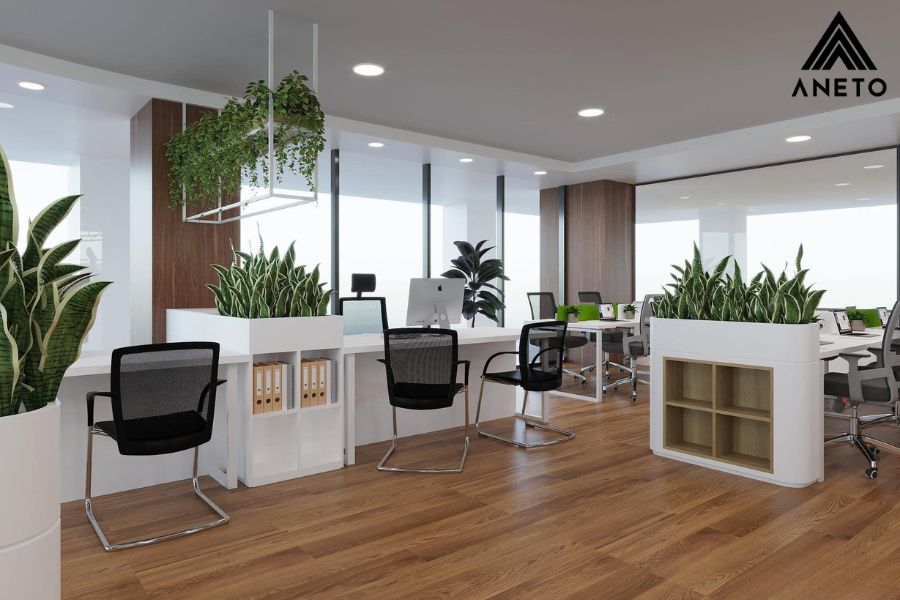 Tổng hợp thiết kế nội thất văn phòng không gian mở sáng tạo