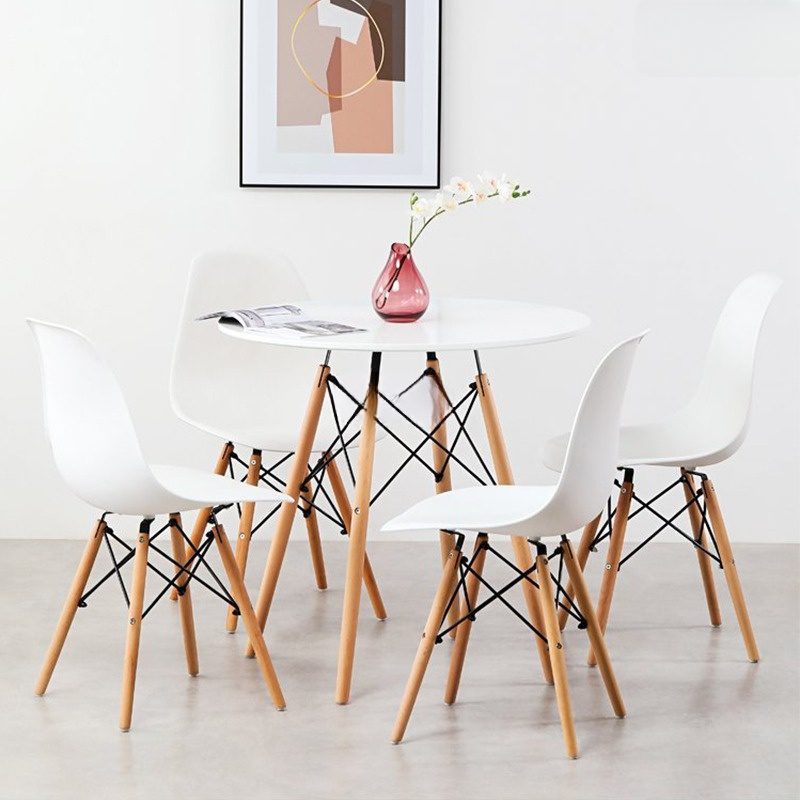 Bàn Cà Phê Eames Tròn Màu Trắng 80cm BB30479 Bàn Cà Phê Eames Tròn Màu Trắng 80cm BB30479
