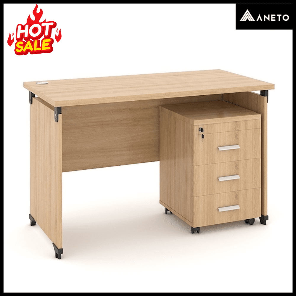 Bàn làm việc văn phòng 1m2 ANETO WK33531 Bàn làm việc văn phòng 1m2 ANETO WK33531