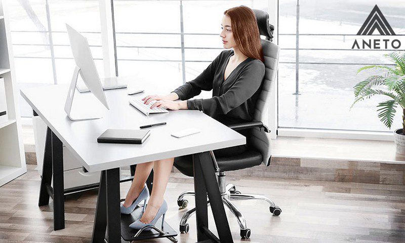 Tư thế ngồi đúng khi làm việc với máy tính