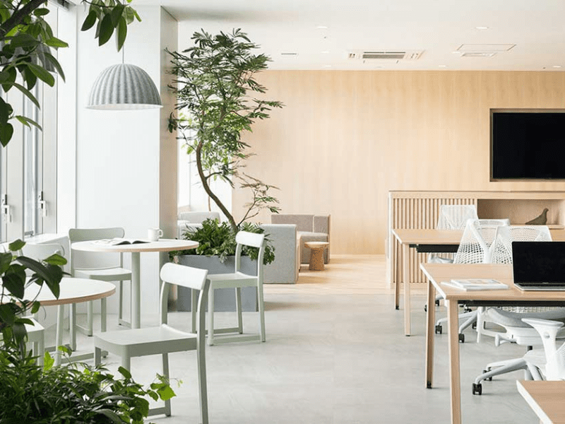 Phòng làm việc phong cách Nhật Bản đương đại đẹp mắt và thanh lịch