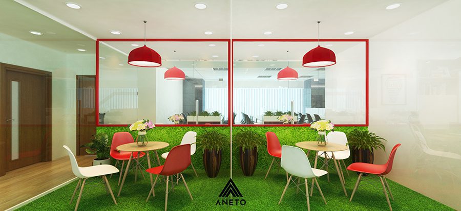 Thiết kế cải tạo nội thất văn phòng Green park