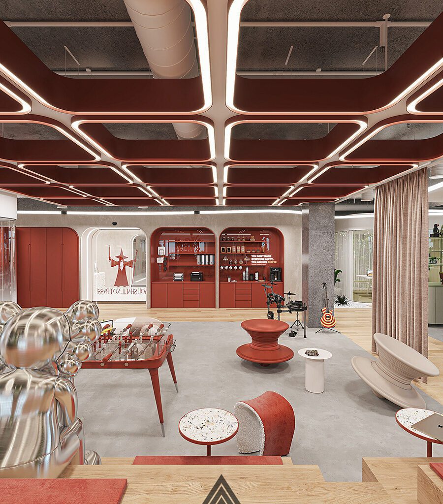 Ý tưởng thiết kế văn phòng 90m2 gây chú ý