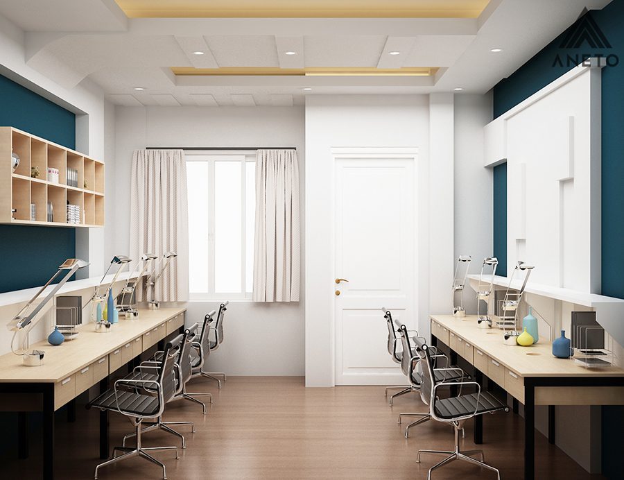 Thiết kế văn phòng diện tích 100m2 tối ưu không gian