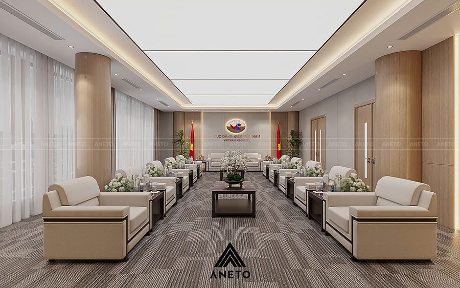 thiết kế phòng họp tiếp khách Cục Đăng Kiểm Việt Nam