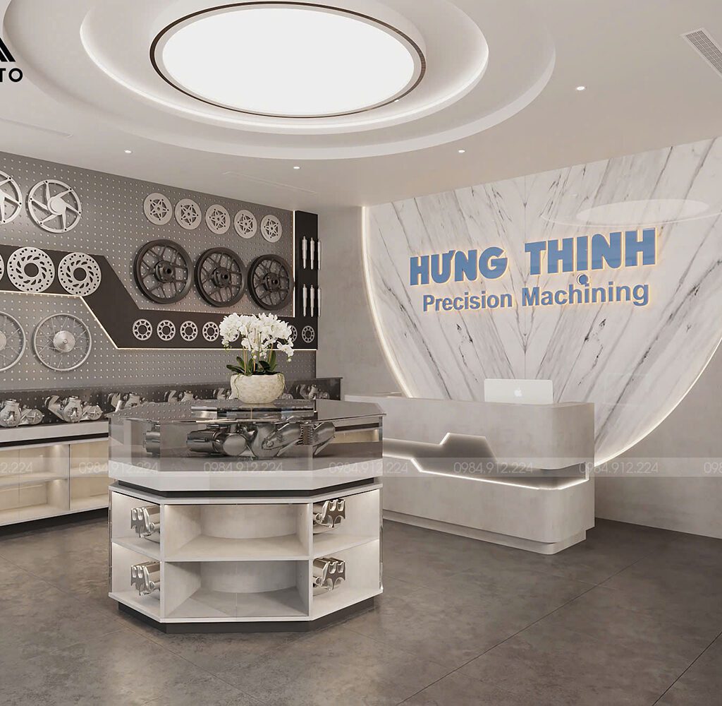Dự án thiết kế nội thất văn phòng Hưng Thịnh
