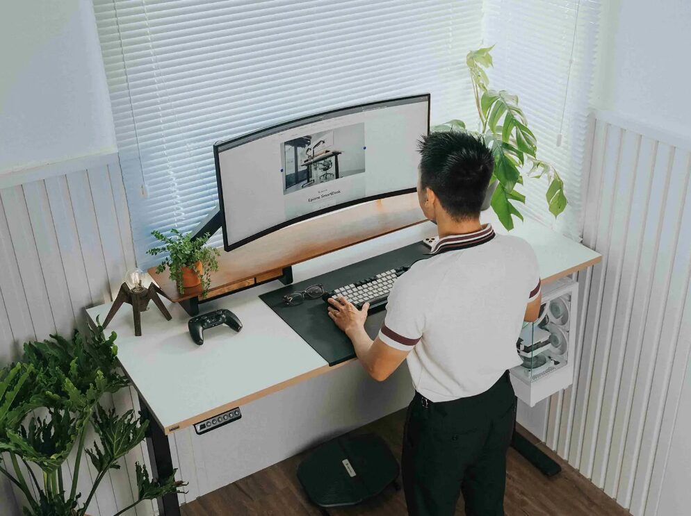 Ứng dụng nguyên tắc công thái học trong setup góc làm việc hiệu quả Ứng dụng nguyên tắc công thái học trong setup góc làm việc hiệu quả