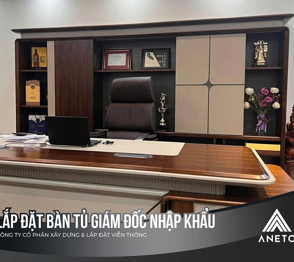 DỰ ÁN LẮP ĐẶT VÀ HOÀN THIỆN NỘI THẤT PHÒNG CHỦ TỊCH