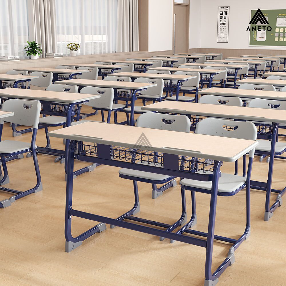 Bàn Ghế Đôi Học Sinh Nhập Khẩu Cao Cấp ANETO UNK1044225 Bàn Ghế Đôi Học Sinh Nhập Khẩu Cao Cấp ANETO UNK1044225 - Ảnh 4