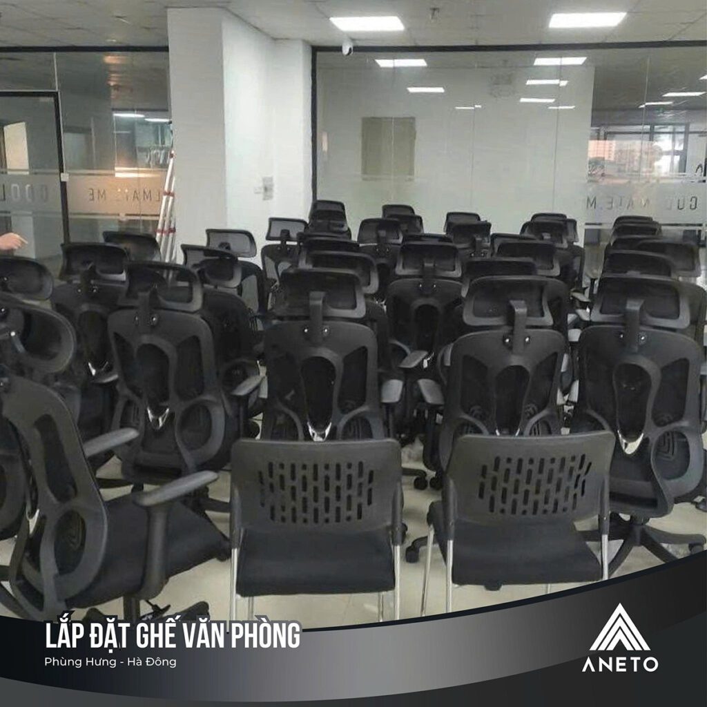 Dự án lắp đặt ghế văn phòng, bàn họp tại Phùng Hưng – Hà Đông