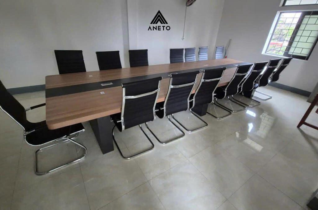 Dự án lắp đặt nội thất bàn ghế phòng họp Trường THPT Kỳ Anh – Hà Tĩnh