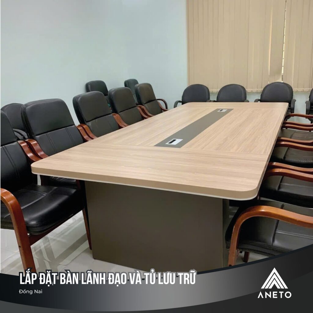 Lắp Đặt Bàn Họp Và Tủ Tài Liệu Tại Trấn Biên, Đồng Nai
