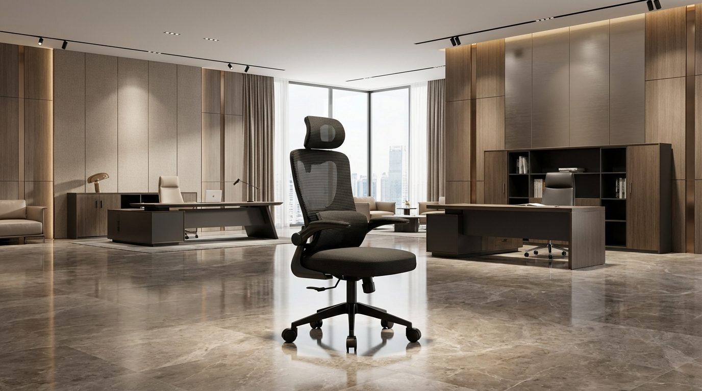 Ghế công thái học Full đen ANETO OC0445111
