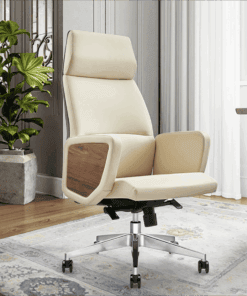 Ghế Giám Đốc Xoay Da Nhập Khẩu ANETO MD37739