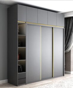 Tủ quần áo hiện đại kèm kệ hông WA29622
