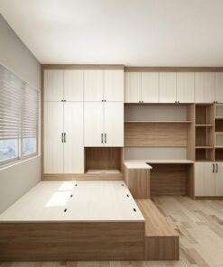 Giường ngủ liền tủ đa năng tối ưu không gian - WA29614