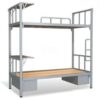 Giường sắt 2 tầng tĩnh điện đen MB29709