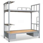 Giường sắt 2 tầng tĩnh điện đen MB29709