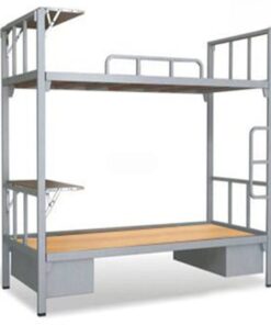 Giường sắt 2 tầng tĩnh điện đen MB29709