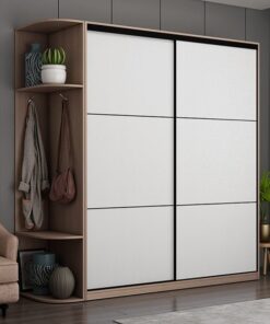 Tủ đựng quần áo họa tiết sọc WA29656