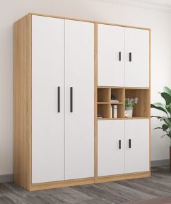 Tủ quần áo hiện đại bằng gỗ MDF WA29630