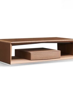 Bàn trà gỗ veneer GT29806 cao cấp Nội thất Sài Gòn 160cm