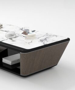 Alternative view of Bàn trà veneer MDF 1500x800mm Sài Gòn (SKU: GT29783)