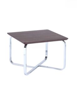 Bàn trà veneer gỗ hiện đại chân inox GT29839 - Ảnh 3