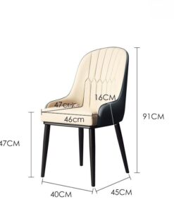 Ghế Café Mặt Da Cao Cấp Monet GC30085 - Ảnh 3