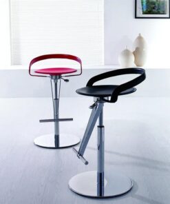 Ghế bar bọc da cao cấp bằng hợp kim nhôm KM30336