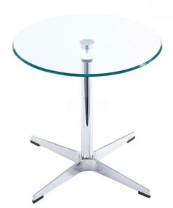 Bàn cà phê kính cường lực cao cấp, khung sắt BB30504