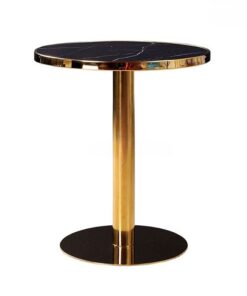 Bàn Ăn Tulip Mạ Vàng Cẩm Thạch (BB30409)