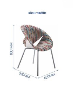 Alternative view of Ghế phòng chờ hiện đại ANETO WF30624