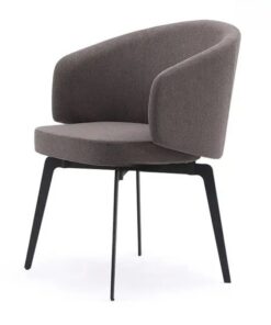 Ghế lounge thư giãn bọc nhung WF30663