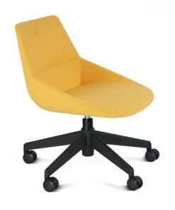 Ghế chân xoay bọc nhung cao cấp WS30846