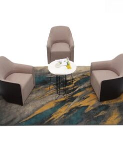 Ghế Lounge Hiện Đại Vải Lông Nhung WF30763 - Ảnh 4