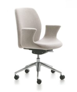 Ghế phòng chờ bọc nhung chân xoay WS30894