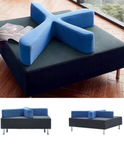 Sofa phòng chờ da cao cấp SS31101
