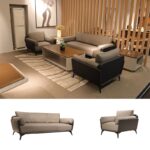Sofa da sang trọng ANETO SB31188 Sofa da sang trọng ANETO SB31188