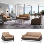Sofa da hiện đại Sài Gòn SB31301