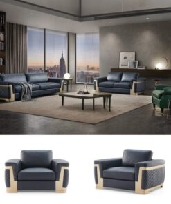 Alternative view of Sofa đơn bọc da SI31535