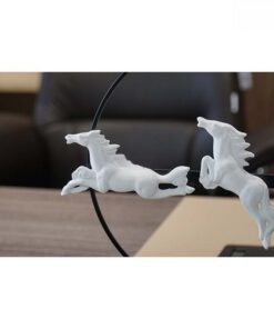 Tượng Mã Tam Mã Phong Thuỷ Chiêu Tài DC31803 - Ảnh 4