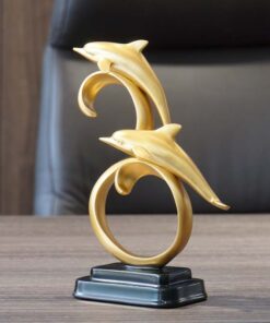 Tượng Cá heo Sáng tạo Gắn tường DC31923 - Ảnh 5
